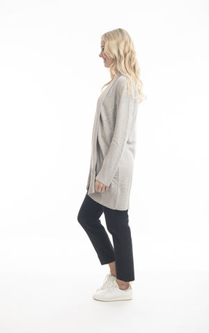 Orientique - Organic Cotton Long Knit Cardi