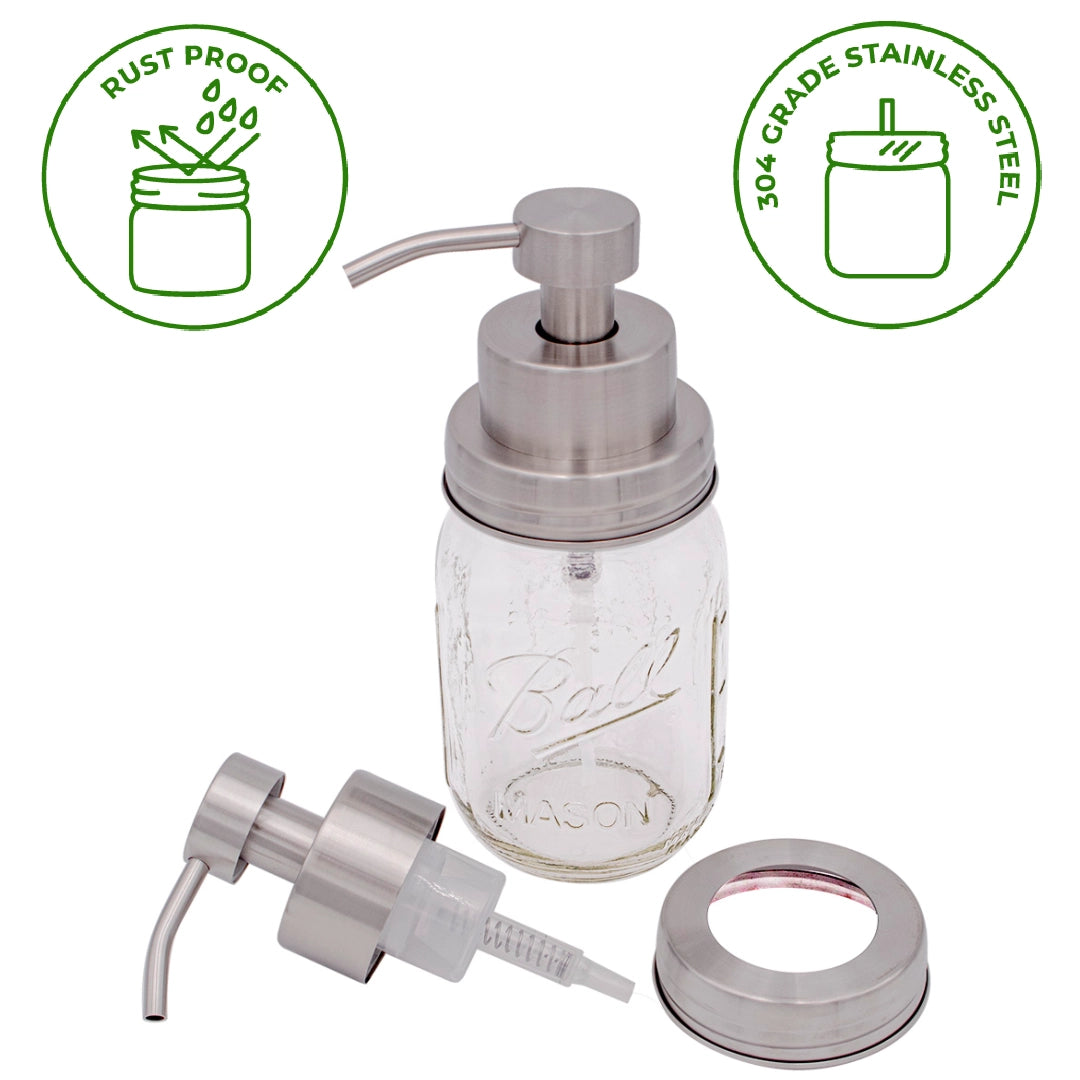 Mason Jar Lifestyle - Foaming Soap Pump Dispenser