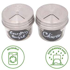 Mason Jar Lifestyle - Stainless Steel Spice Lids