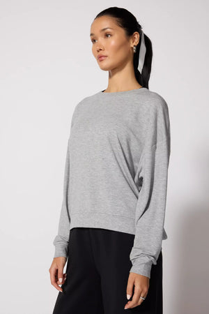 MPG - Serene Modal Fleece Crew Neck Relaxed Pullover