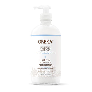 Oneka - Unscented Nourishing Lotion - all things being eco chilliwack canada - vegan skincare and cosmetics