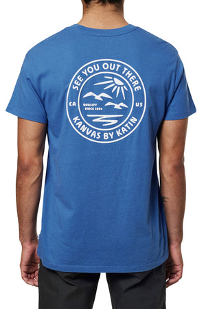 Katin USA - WetlandsTee - all things being eco chilliwack canada - men's organic cotton clothing and accessories store - sustainable and eco friendly fashion - back detail with "see you out there" slogan
