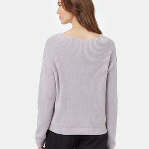 tentree - Highline V-Neck Sweater - all things being eco chilliwack - women's clothing store