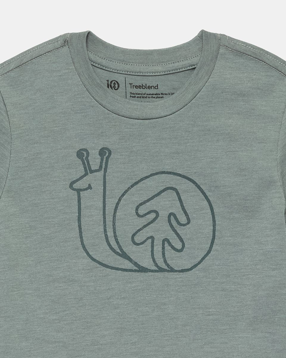 tentree - Kids Snail Ten T-Shirt - all things being eco Chilliwack canada - kids clothing and accessories store