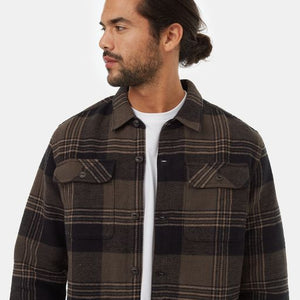 tentree - Heavy Weight Flannel Jacket - all things being eco chilliwack - men's clothing store