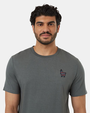 tentree - Peru Embroidered Llama T-Shirt - all things being eco chilliwack canada - men's clothing store