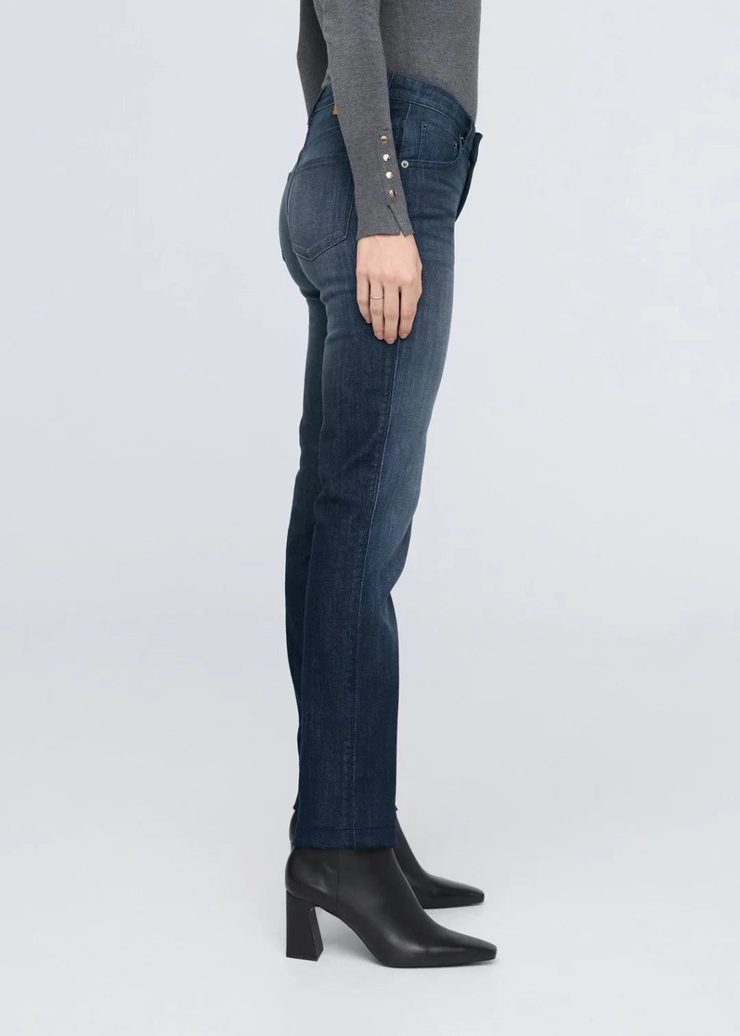 DU/ER - Performance Denim Mid Rise Slim Straight Nostalgia