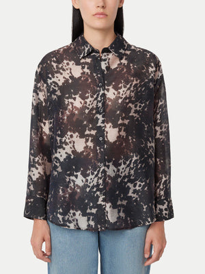 Frank And Oak - The Printed Sheer Blouse