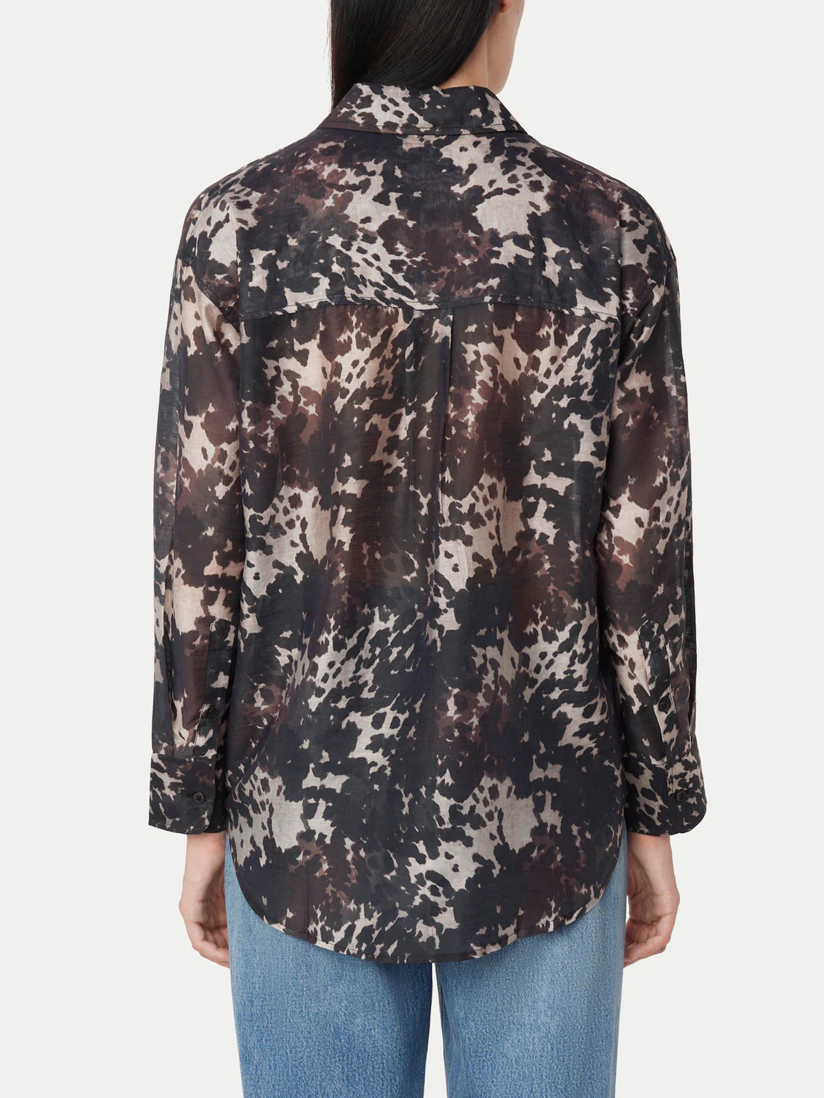 Frank And Oak - The Printed Sheer Blouse