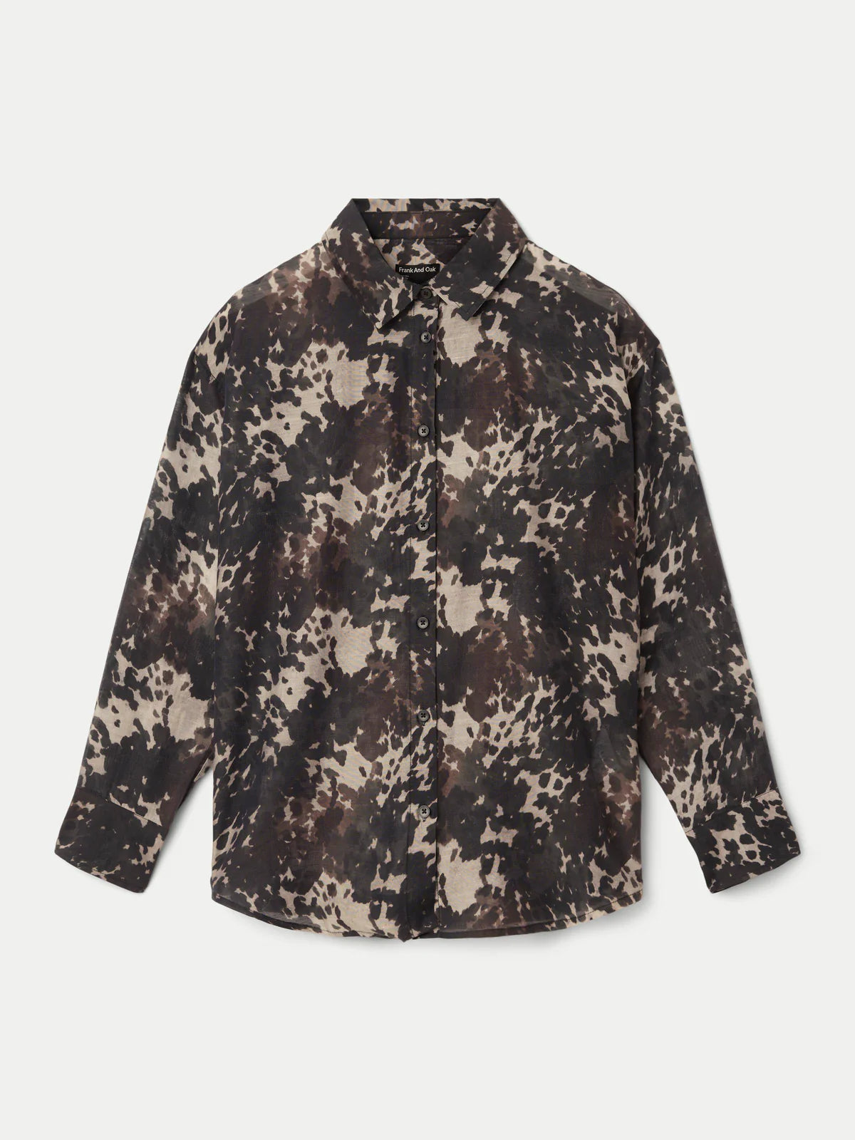 Frank And Oak - The Printed Sheer Blouse