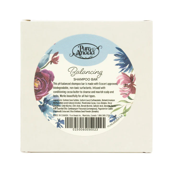 Pure Anada - Shampoo Bar - Balancing (Lemon & Patchouli)