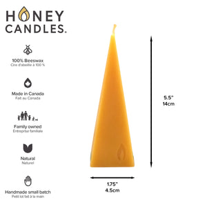 Honey Candles - Pyramid Candle