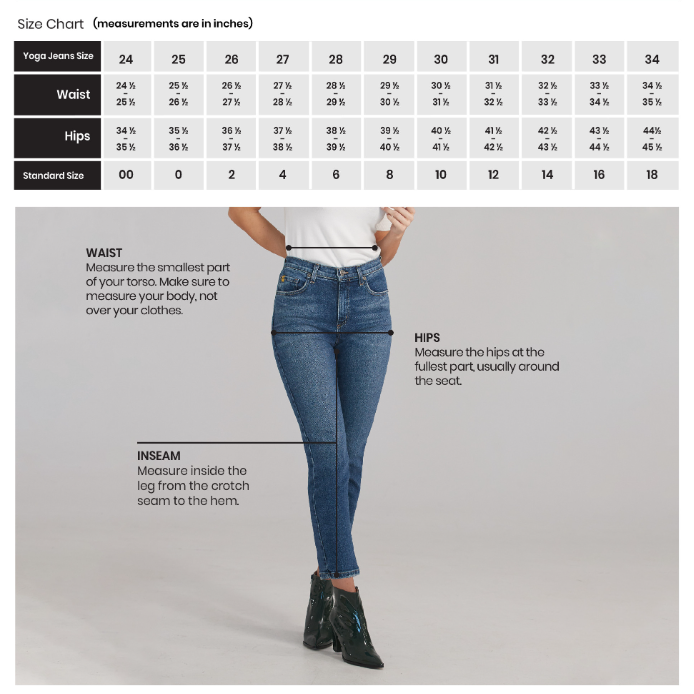 Second Yoga Jeans - Classic Rise Malia Relaxed London Blue 28"