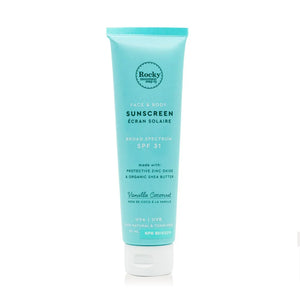 Rocky Mountain Soap Company - SPF 31 Face & Body Sunscreen - all things being eco chilliwack canada