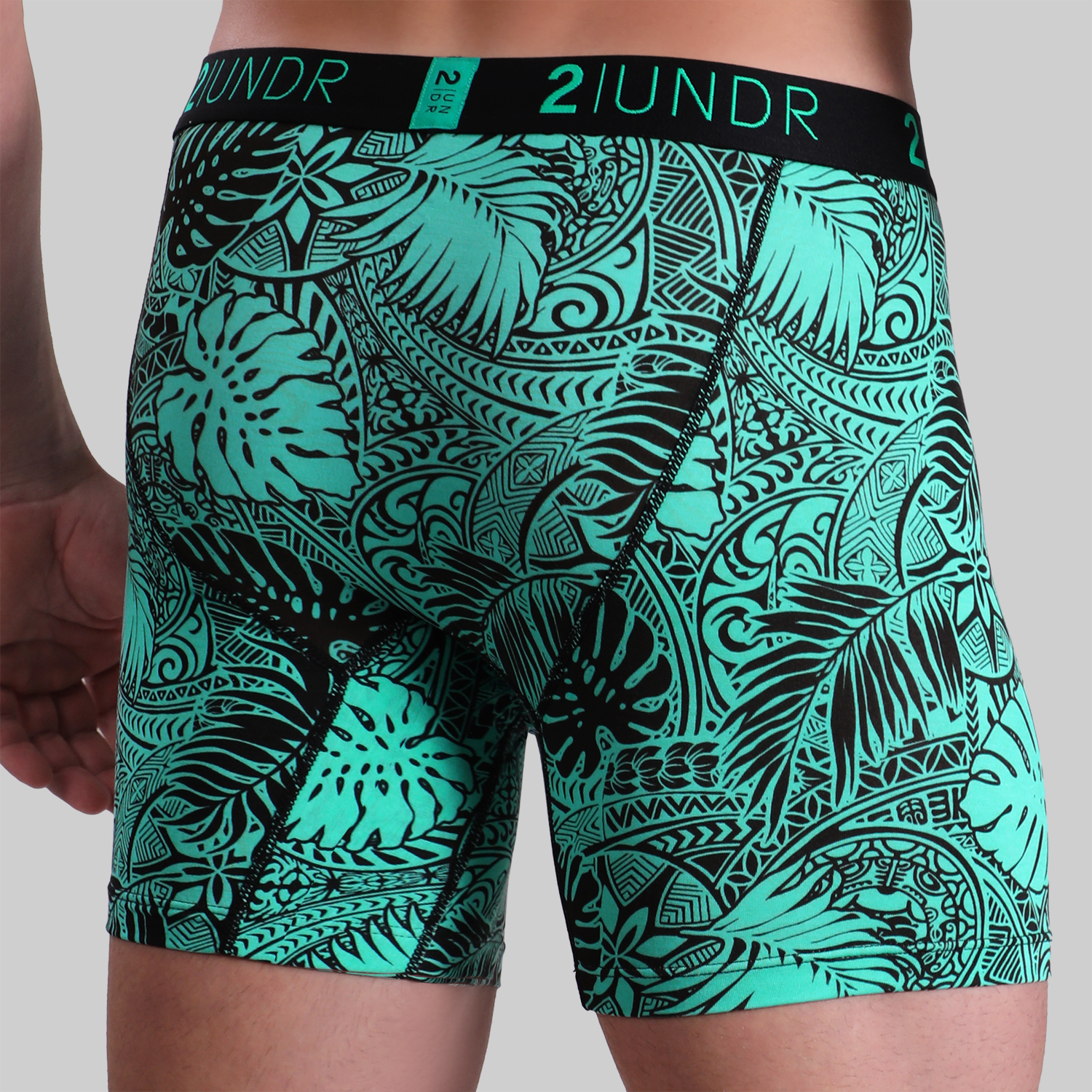 2UNDR - Printed Swing Shift Boxers Samoa - all things being eco chilliwack - men's clothing store - sustainable fashion