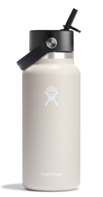 Hydro Flask - 32oz. Wide Flex Straw Vacuum Insulated Stainless Steel Water Bottle  - all things being eco chilliwack - oat