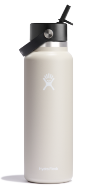 Hydro Flask - 40oz. Flex Straw Cap Vacuum Insulated Stainless Steel Water Bottle - all things being eco chilliwack - oat