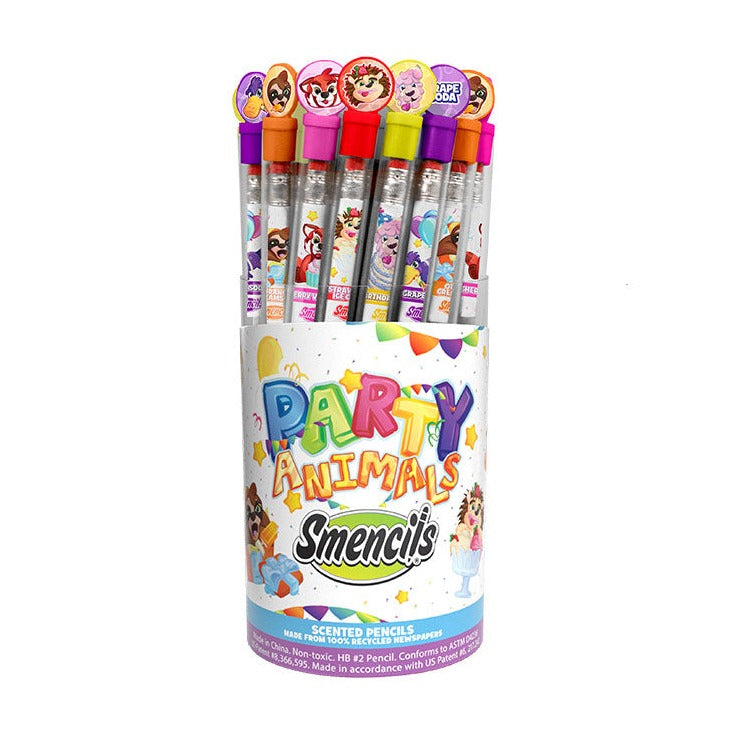 Happy Birthday Smencils - Recycled Newspaper Scented Pencils