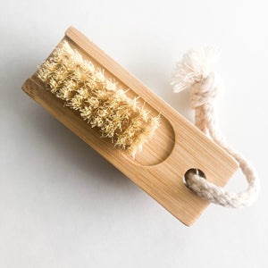 Smile - Double Sided Bamboo Nail Brush