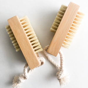 Smile - Double Sided Bamboo Nail Brush