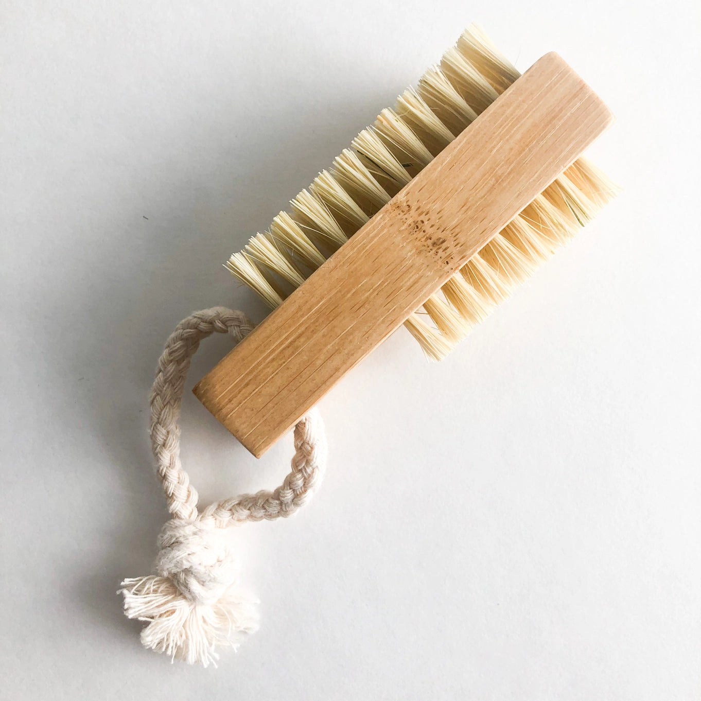 Smile - Double Sided Bamboo Nail Brush