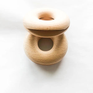 Smile - Wooden Donut Bag Clips