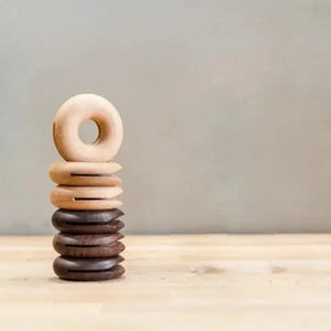 Smile - Wooden Donut Bag Clips