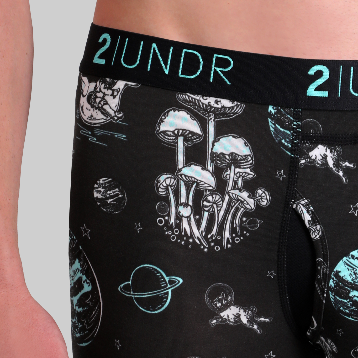2UNDR - Printed Swing Shift Boxers Space Golf - all things being eco chilliwack - men's clothing store