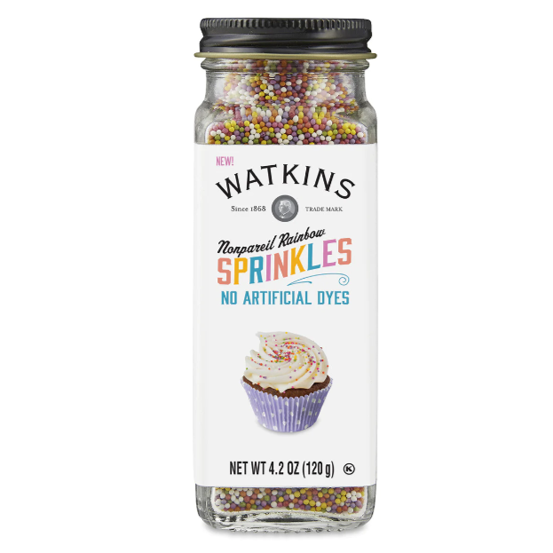 Watkins - Natural Nonpareils Rainbow Decorating Sprinkles