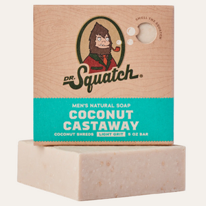 Dr. Squatch - Coconut Castaway Bar Soap - all things being eco chilliwack