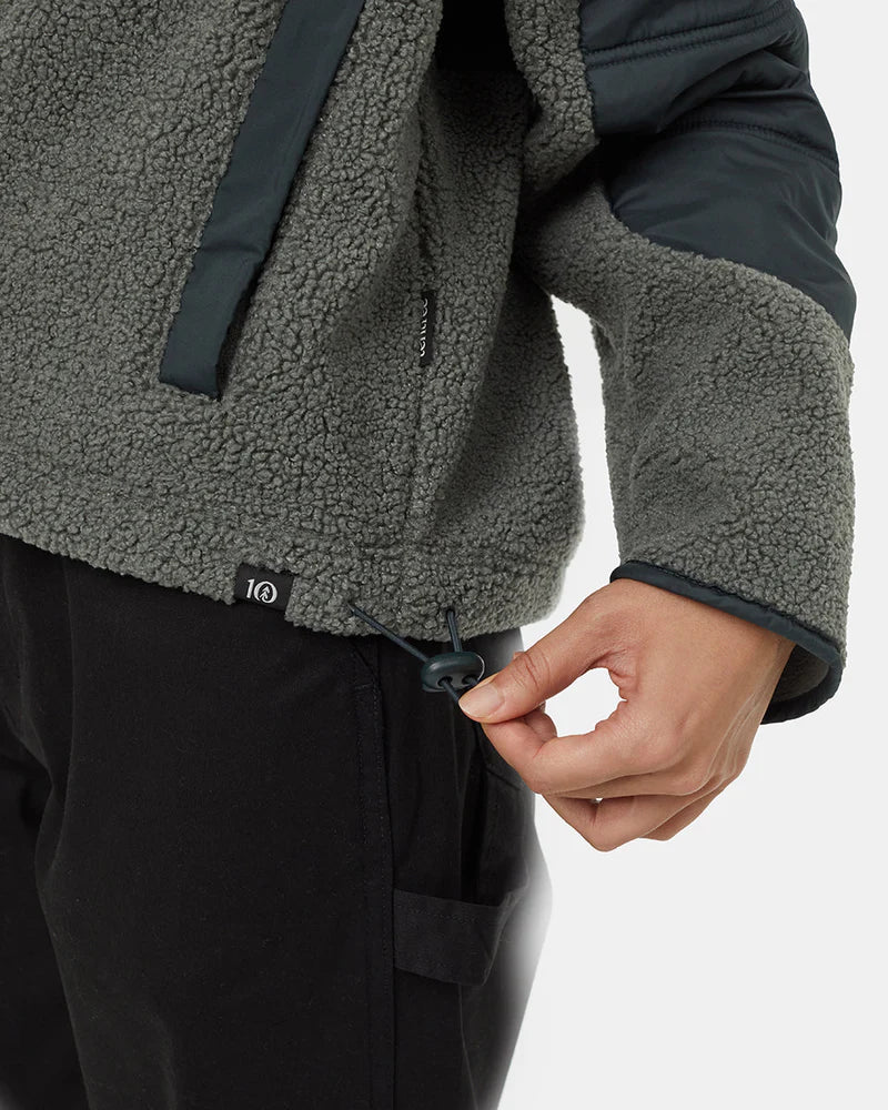 tentree - Recycled Boucle Full Snap Hoodie