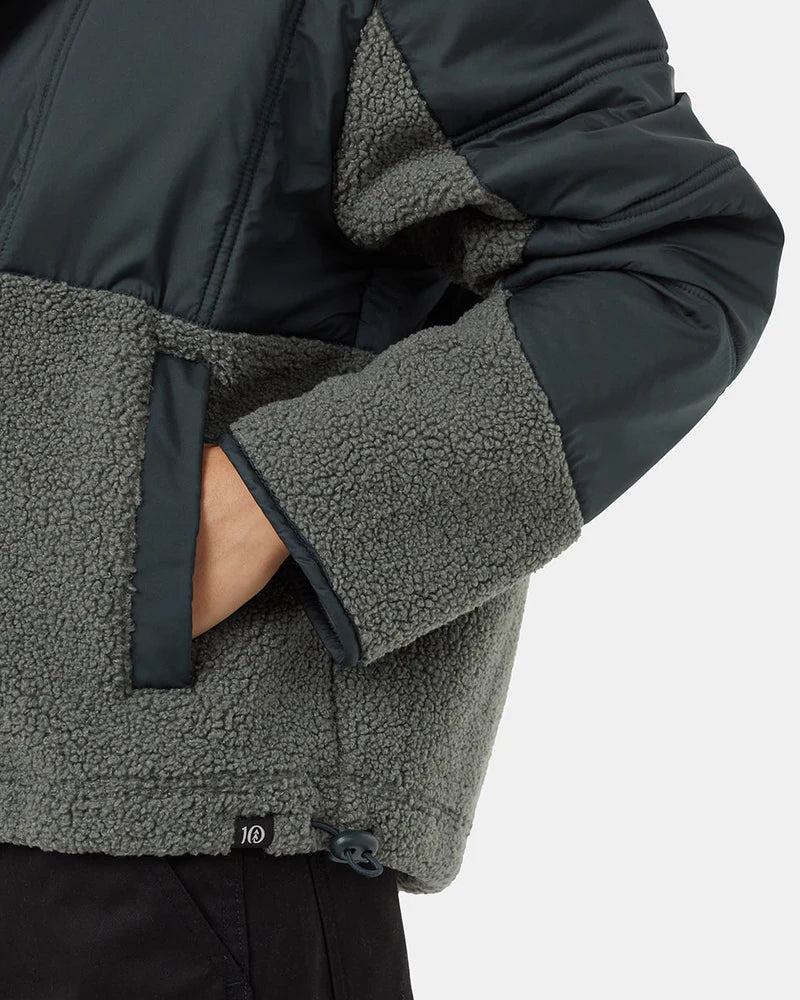 tentree - Recycled Boucle Full Snap Hoodie