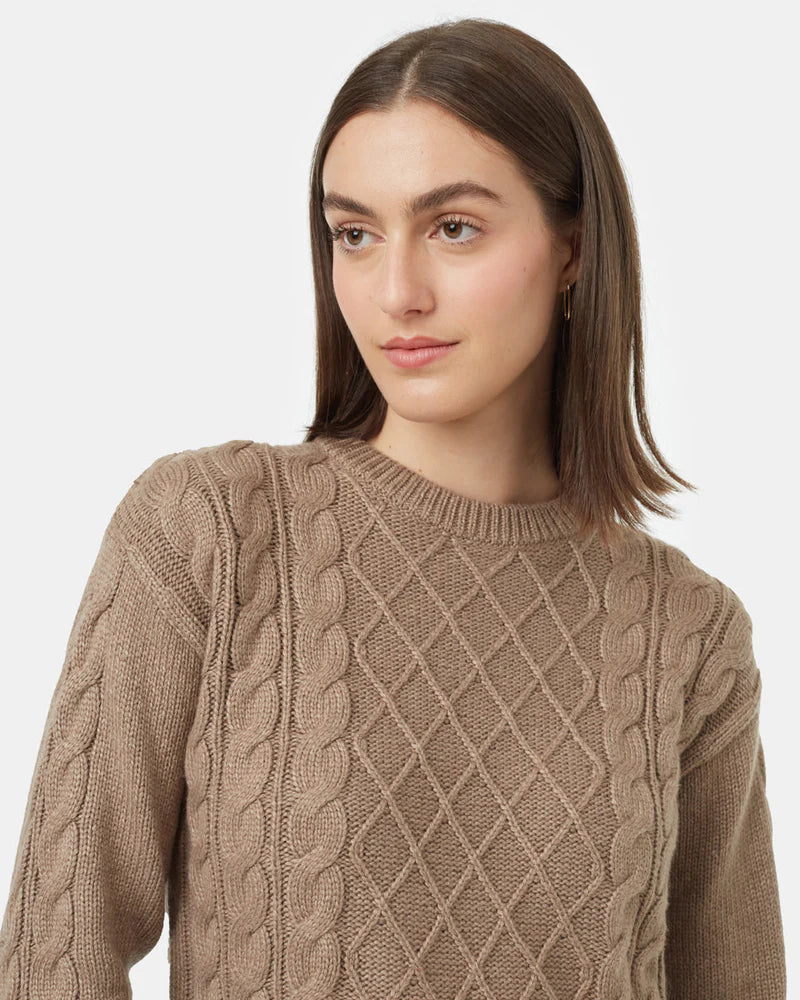 tentree - Highline Wool Cable Crew Sweater