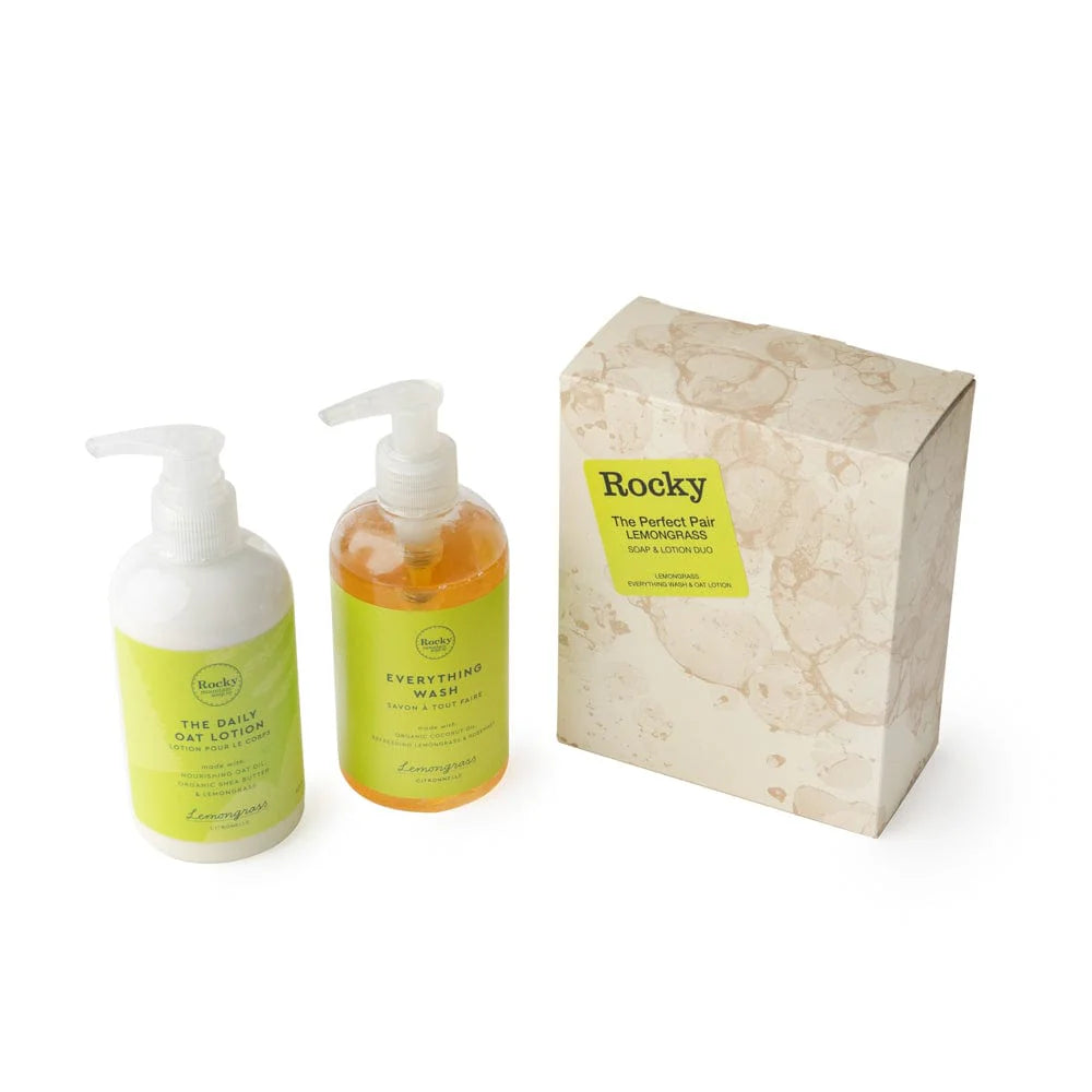 Rocky Mountain Soap Company - The Perfect Pair Lemongrass Giftset