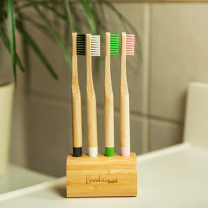 Bamboo Switch - Bamboo Toothbrush Multi Stand