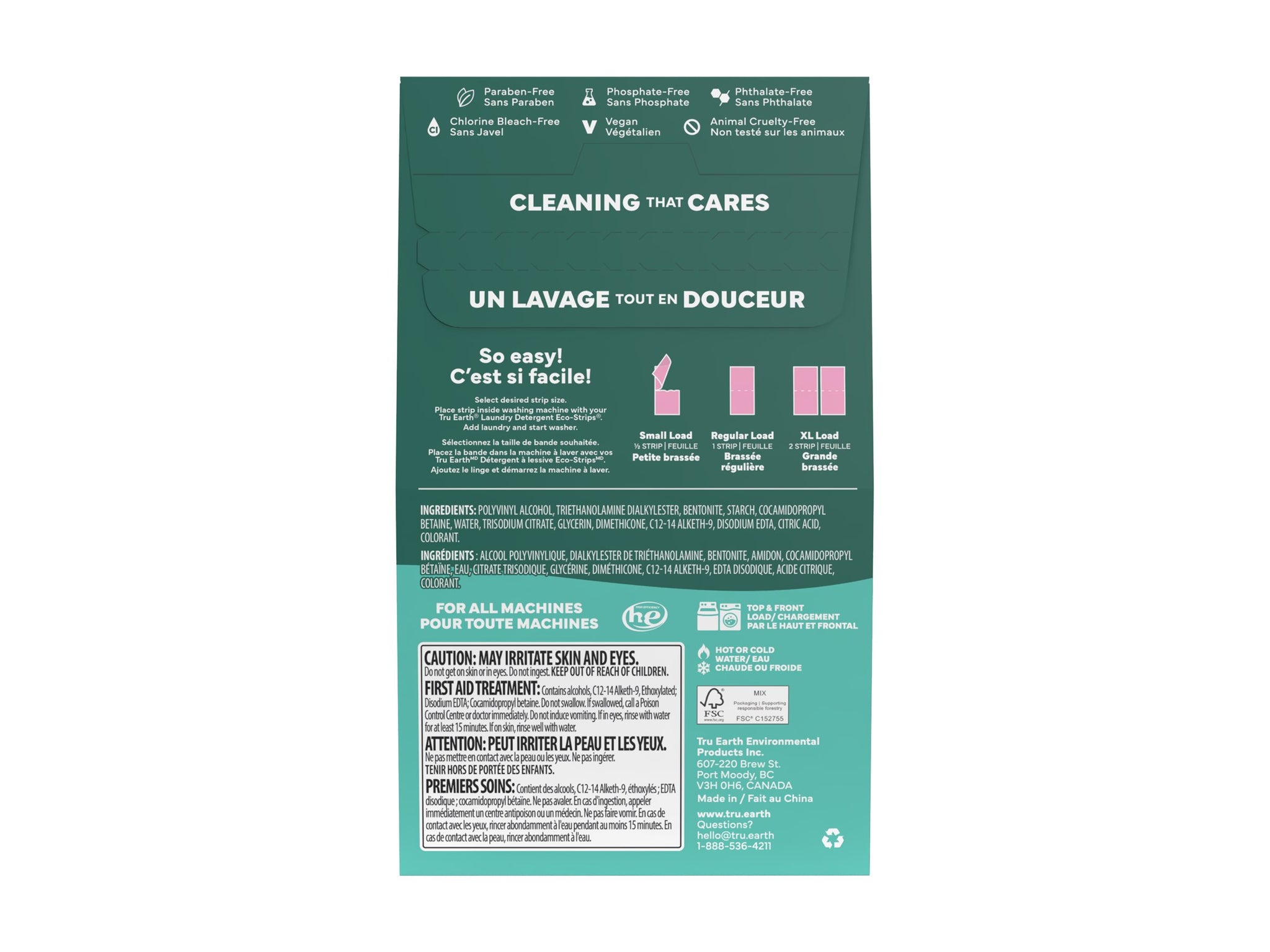 Tru Earth - Fresh Linen Fabric Softener Strips 50 Strips