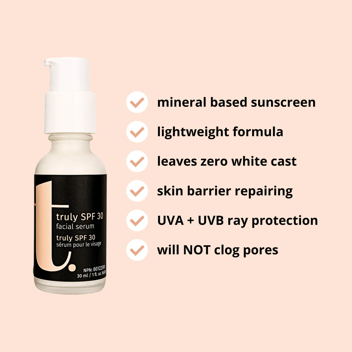 Truly - SPF 30 Facial Serum