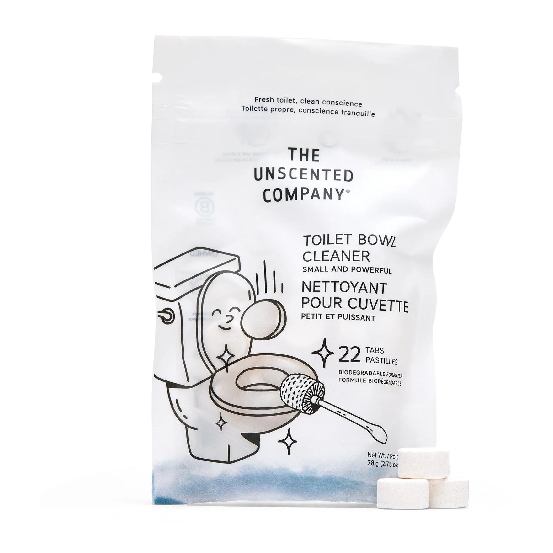 The Unscented Company - Toilet Bowl Cleaner Tabs (Bulk)