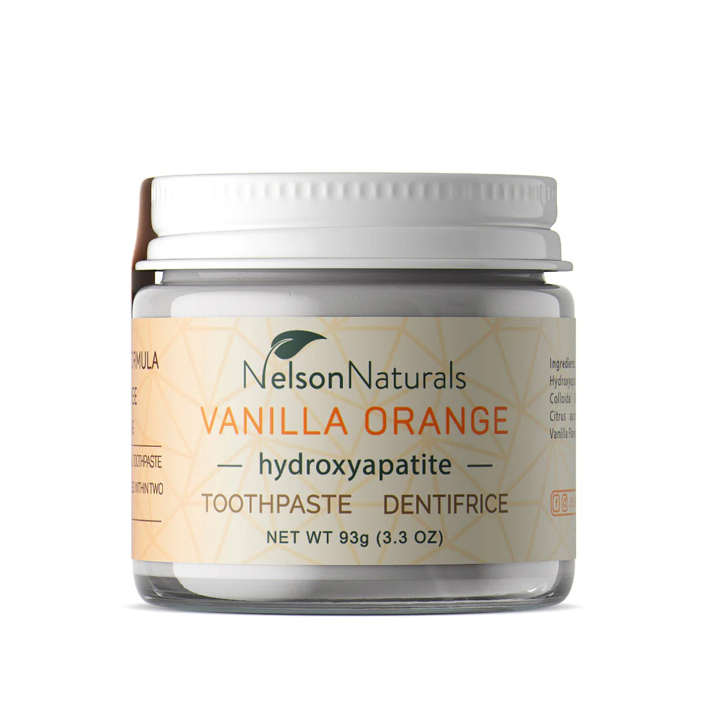 Nelson Naturals - Vanilla Orange w/hydroxyapatite Toothpaste 93g