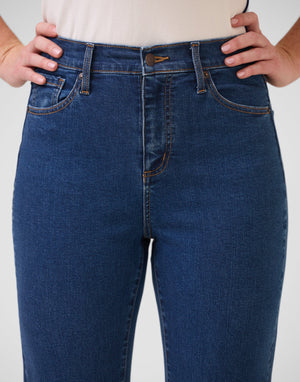 Second Yoga Jeans - High Rise Chloe Straight Heritage Blue