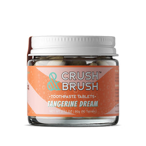Nelson Naturals - Crush & Brush Toothpaste Tablets Tangerine Dream 60g