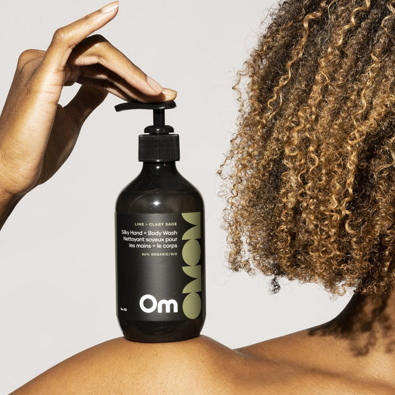 Om - Lime + Clary Sage Silky Hand + Body Wash