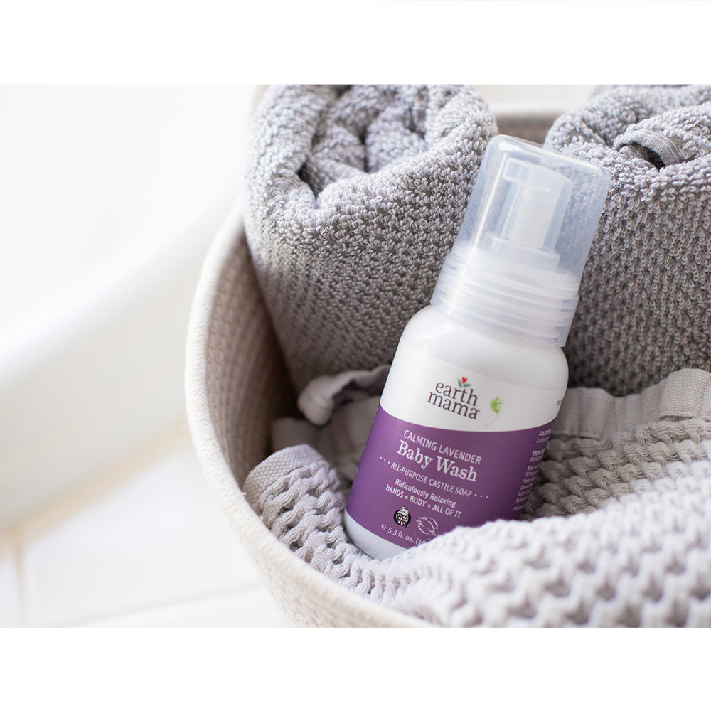 Earth Mama Angel Baby - Calming Lavender Baby Wash - all things being eco chilliwack 