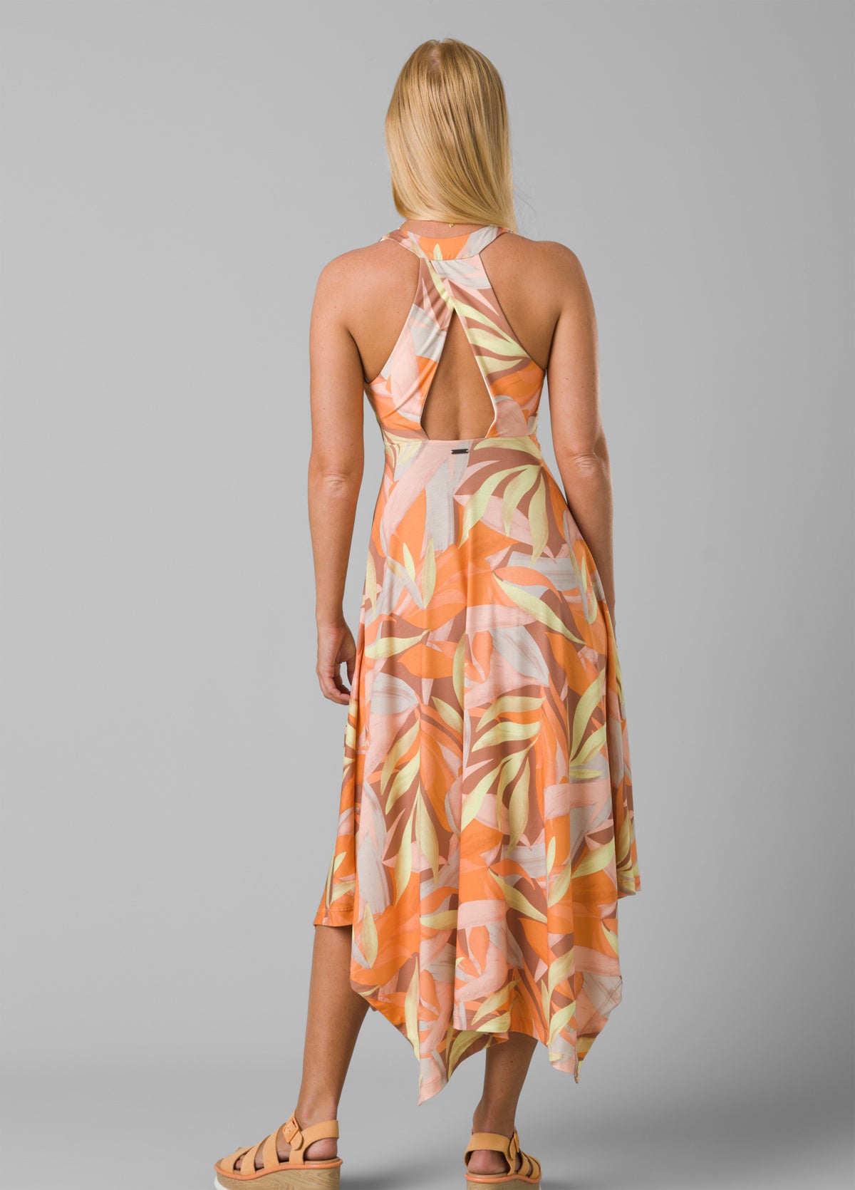 Prana - Saxon Dress - Solstice Tropics - all things being eco chilliwack - women's clothing store