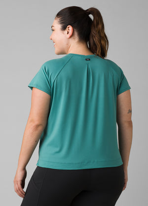 Prana - Aspenglow Short Sleeve Plus - Cove - all things being eco chilliwack - women's plus size clothing store