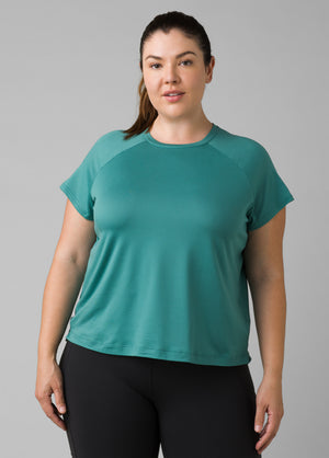 Prana - Aspenglow Short Sleeve Plus - Cove - all things being eco chilliwack