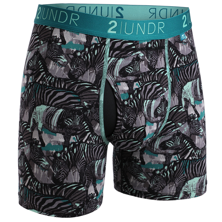 2UNDR - Printed Swing Shift Boxers Zebras  Men's Sustainable Underwear –  All Things Being Eco