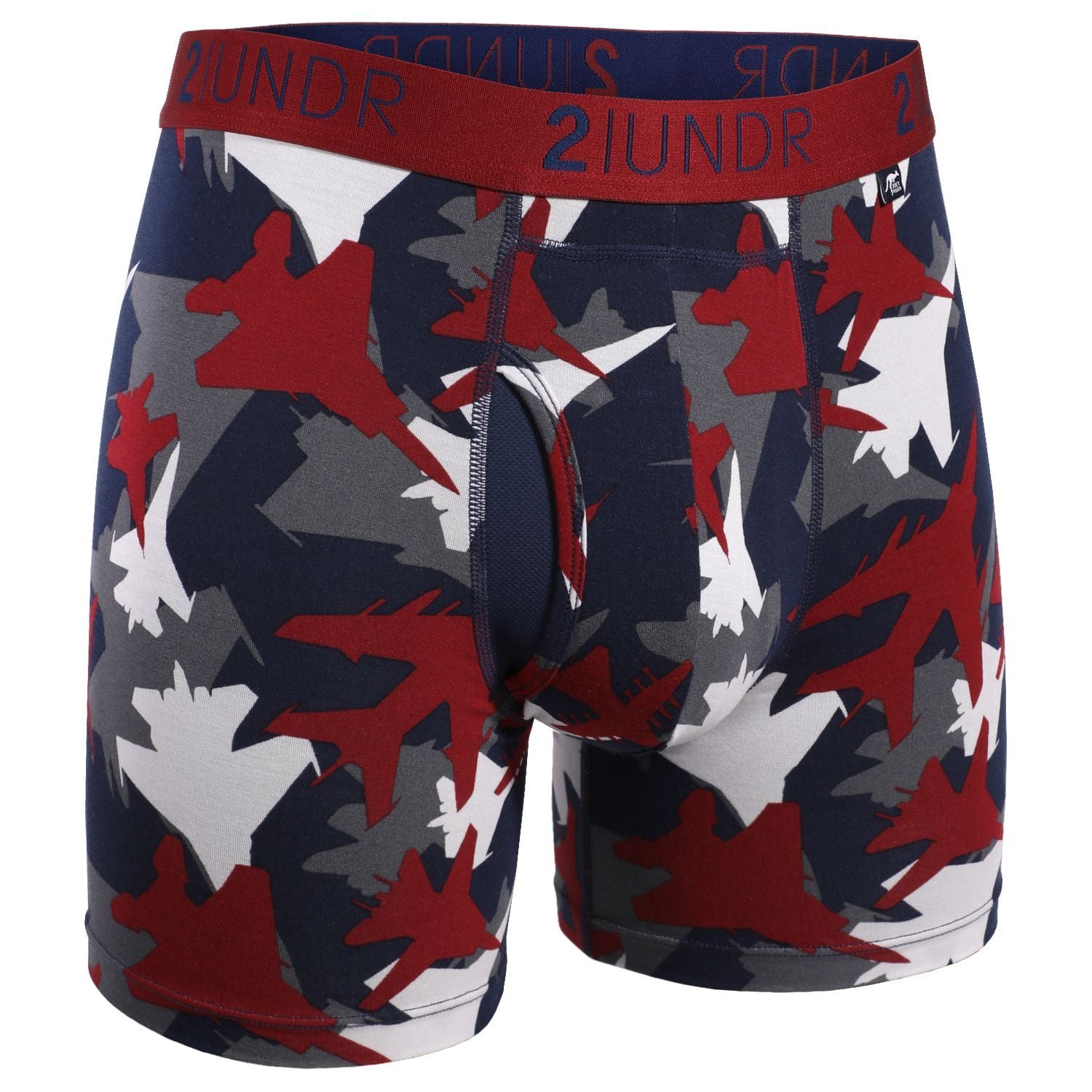 2UNDR - Printed Swing Shift Boxer Brief - Flower Power