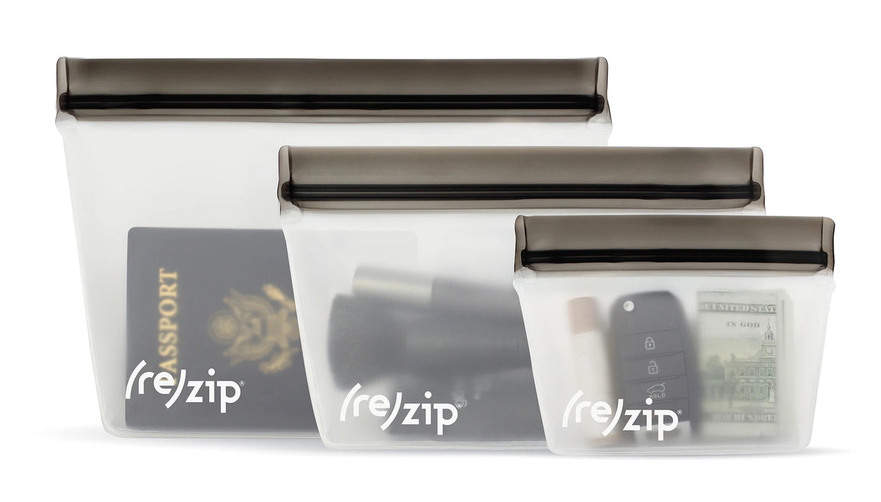 (re)zip - 3 Piece Reusable Stand-Up Leakproof Bags