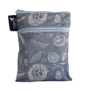 Colibri - Double Duty Reusable Mini Wet Bag - Nest Pattern - All Things Being Eco - Zero Waste